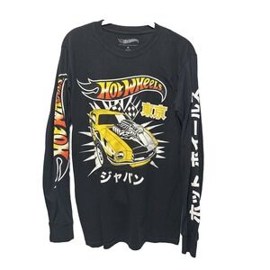 Hot wheels long sleeve black shirt small 2017 Japanese